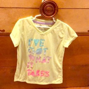 Girls athletic t-shirt I’ve got what it takes